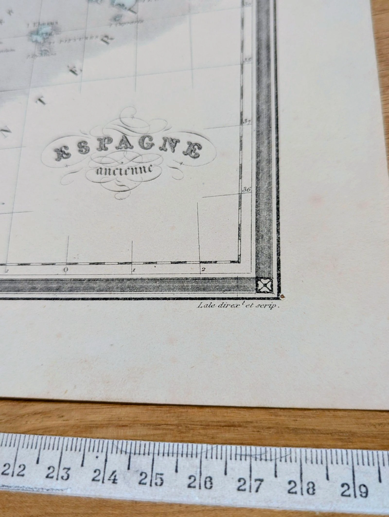 A antiga Espanha, mapa impresso em 1852. – photo 5